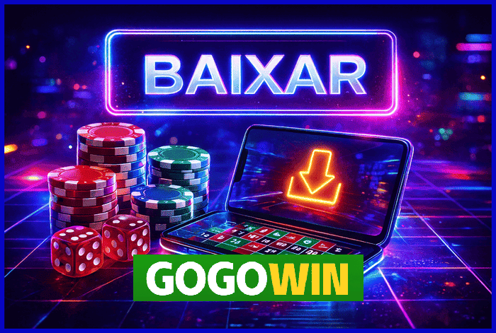 Banner destacando o app GOGOWIN disponível para baixar grátis